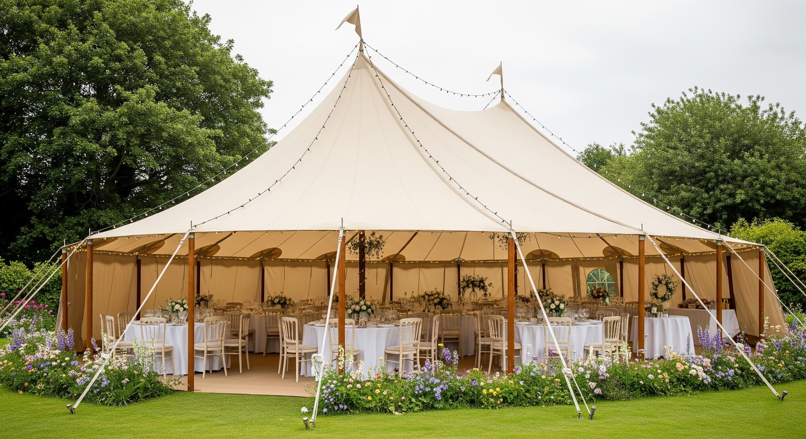 Wedding Marquee Setup